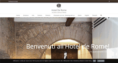 Desktop Screenshot of deromehotel.it