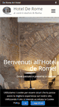 Mobile Screenshot of deromehotel.it